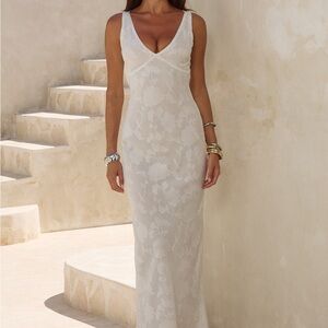 Runaway the Label Amarna Maxi Dress - White